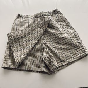 White Stag Skort‎ Womens 6 Khaki Plaid Skirt Active Golf Tennis Athletic Ladies